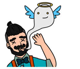 Hipster Hacker sticker #12163429