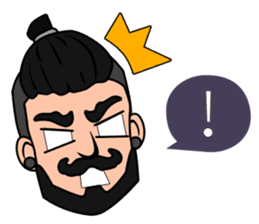 Hipster Hacker sticker #12163439