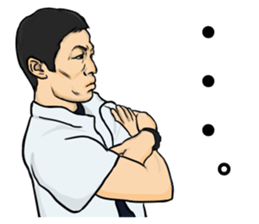 Useful words for daily life by TV crews sticker #12164180