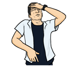 Useful words for daily life by TV crews sticker #12164181