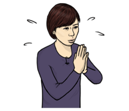 Useful words for daily life by TV crews sticker #12164193