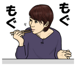 Useful words for daily life by TV crews sticker #12164196