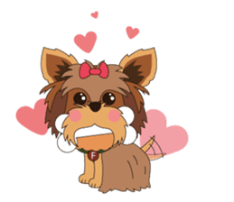 Love Dog House : Yorkshire Terrier sticker #12164340