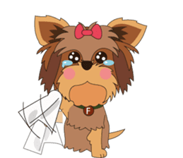 Love Dog House : Yorkshire Terrier sticker #12164342