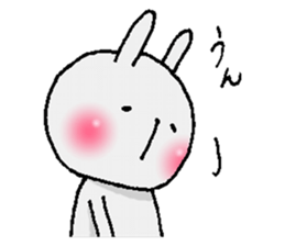 Cheeks shiny rabbit sticker #12164377