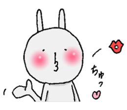 Cheeks shiny rabbit sticker #12164388