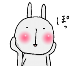 Cheeks shiny rabbit sticker #12164389