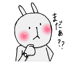 Cheeks shiny rabbit sticker #12164392