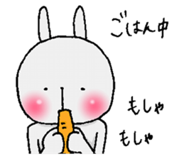 Cheeks shiny rabbit sticker #12164395