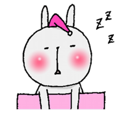 Cheeks shiny rabbit sticker #12164399