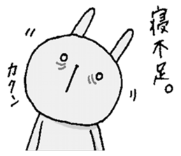 Cheeks shiny rabbit sticker #12164401