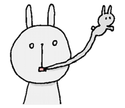 Cheeks shiny rabbit sticker #12164405