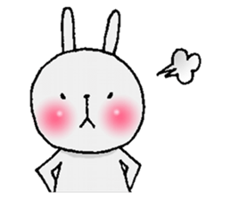 Cheeks shiny rabbit sticker #12164406