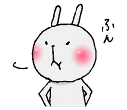 Cheeks shiny rabbit sticker #12164407