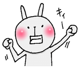 Cheeks shiny rabbit sticker #12164409