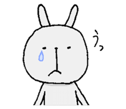 Cheeks shiny rabbit sticker #12164411