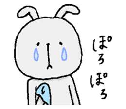 Cheeks shiny rabbit sticker #12164412