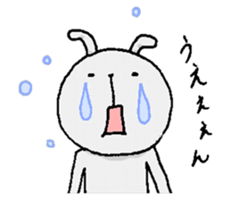 Cheeks shiny rabbit sticker #12164413