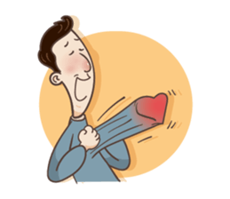 Lonely Guy sticker #12164509