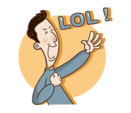 Lonely Guy sticker #12164515