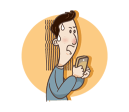 Lonely Guy sticker #12164519