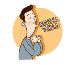 Lonely Guy sticker #12164520