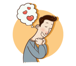 Lonely Guy sticker #12164522