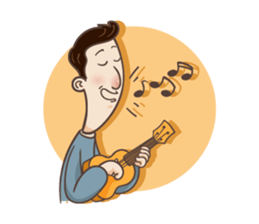 Lonely Guy sticker #12164523