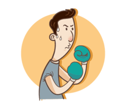 Lonely Guy sticker #12164530