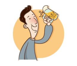 Lonely Guy sticker #12164531