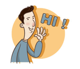 Lonely Guy sticker #12164533