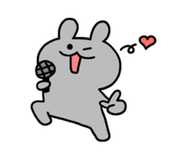 idol fan rabbit's daily sticker #12164670