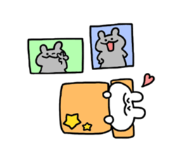 idol fan rabbit's daily sticker #12164674