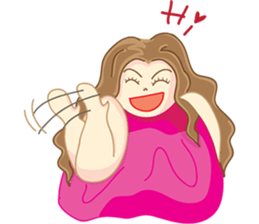 Pretty P. : Powerful Girl version3 sticker #12164695