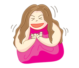 Pretty P. : Powerful Girl version3 sticker #12164697