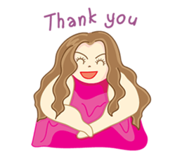 Pretty P. : Powerful Girl version3 sticker #12164698