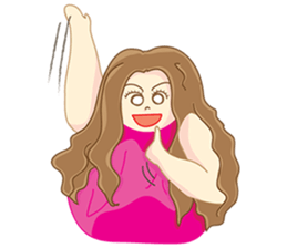 Pretty P. : Powerful Girl version3 sticker #12164701