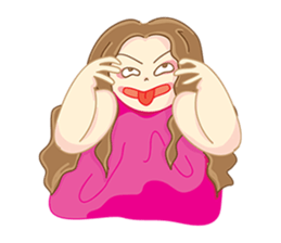 Pretty P. : Powerful Girl version3 sticker #12164702