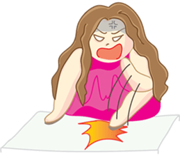 Pretty P. : Powerful Girl version3 sticker #12164705