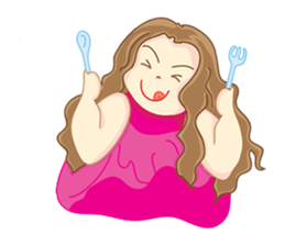 Pretty P. : Powerful Girl version3 sticker #12164709