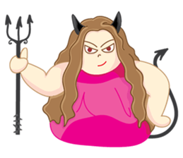 Pretty P. : Powerful Girl version3 sticker #12164713