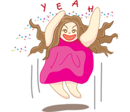 Pretty P. : Powerful Girl version3 sticker #12164721