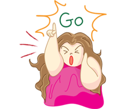 Pretty P. : Powerful Girl version3 sticker #12164726