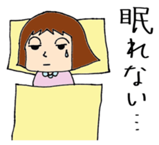 Women's work stamp sticker #12164766