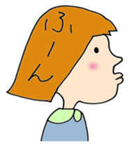 Women's work stamp sticker #12164768