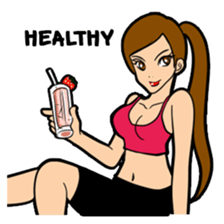 Lala and her yoga life sticker #12165030