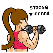 Lala and her yoga life sticker #12165035