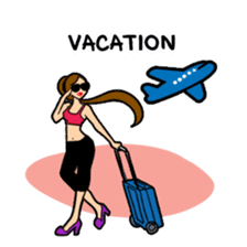 Lala and her yoga life sticker #12165036