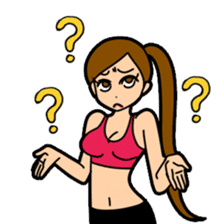 Lala and her yoga life sticker #12165038