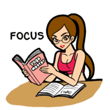 Lala and her yoga life sticker #12165042